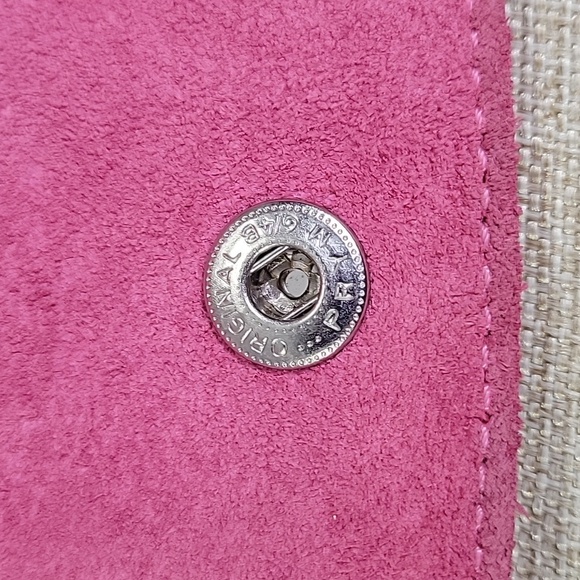 Large Longchamp Lepliage Pink Nylon/Leather Tote Shoulder Bag - Picture 9 of 14